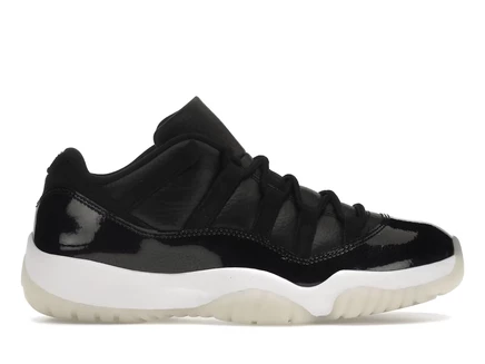 Мужские кроссовки Jordan 11 Retro Low 72-10, черно-красно-белые