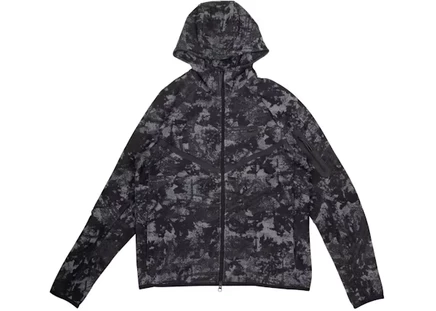 Мужская толстовка на молнии Nike Tech Fleece Windrunner, дымчато-серая