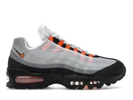 Мужские кроссовки Nike Air Max 95 OG Big Bubble (2025), черно-оранжевые