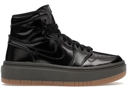 Женские кроссовки Jordan 1 Elevate High SE, черно-коричневые