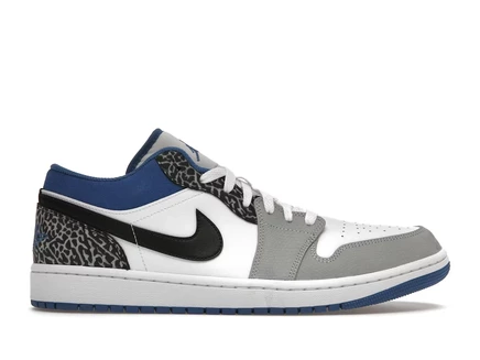 Jordan 1 Low SE True Blue white/grey-true blue-black