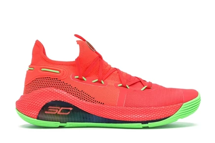 Мужские кроссовки Under Armour Curry 6 Roaracle, красный/черный