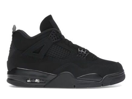 Мужские кроссовки Air Jordan 4 Retro Black Cat 2025, черные