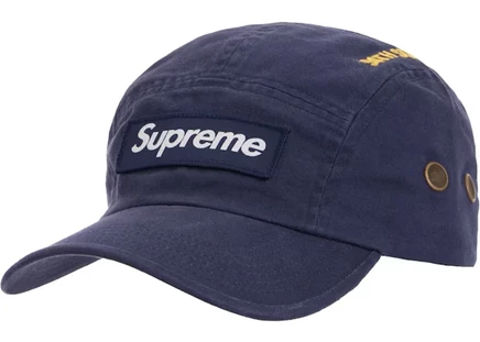 Мужская кепка Supreme Military Camp Cap, темно-синяя