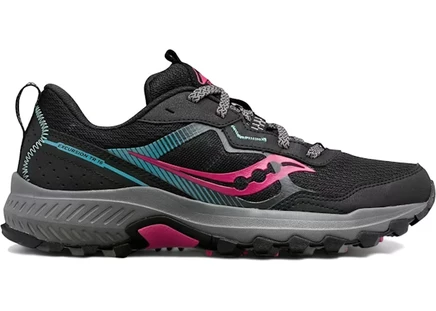 Женские кроссовки Saucony Excursion TR16, черно‑фуксия
