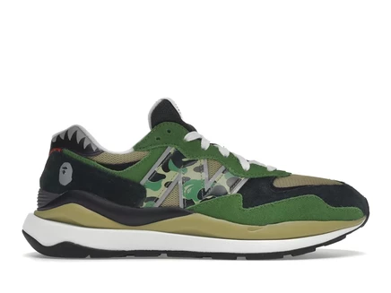 Мужские кроссовки New Balance 57/40 BAPE, зеленые