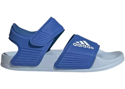Детские сандалии Adidas Adilette, сине-белые