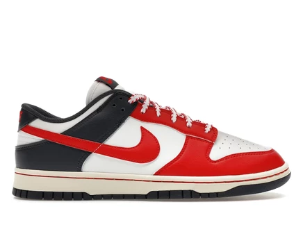 Мужские кроссовки Nike Dunk Boston, бело-голубо-красные