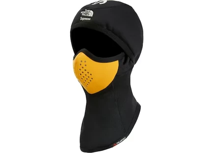 Унисекс балаклава supreme the north face rtg, золотистая
