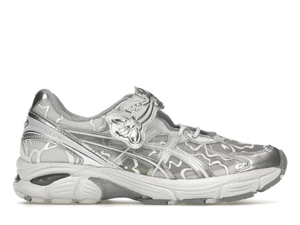 Унисекс кроссовки Asics GT-2160 Cecilie Bahnsen Mary Jane, бело-серебристые