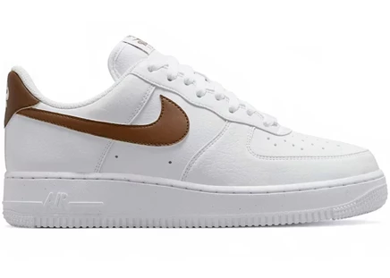 Женские кроссовки Nike Air Force 1 Low '07, белые/коричневые