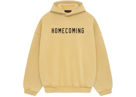 Мужское худи Fear of God Essentials Heavy Fleece, янтарное