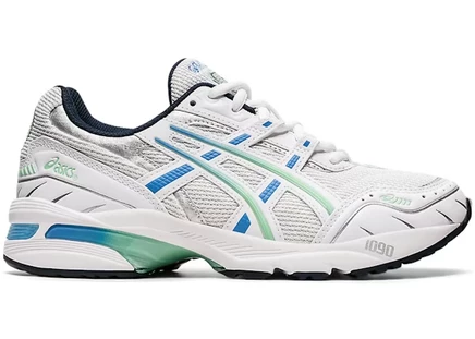 Женские кроссовки Asics Gel-1090, бело-голубые