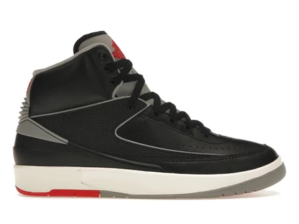 Мужские кроссовки Jordan 2 Retro, черно-цементные
