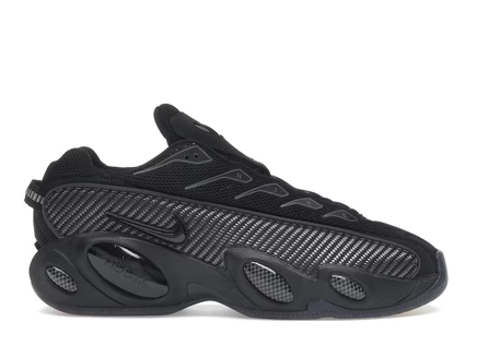 Мужские кроссовки Nike NOCTA Glide Drake, черные с серыми и золотистыми акцентами