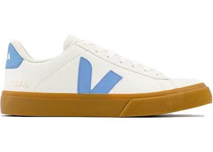 Женские кроссовки Veja Campo, бело-бирюзовые