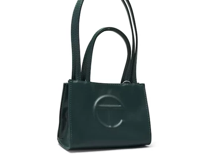 Унисекс сумка Telfar Shopping Bag Small, темно-оливковая