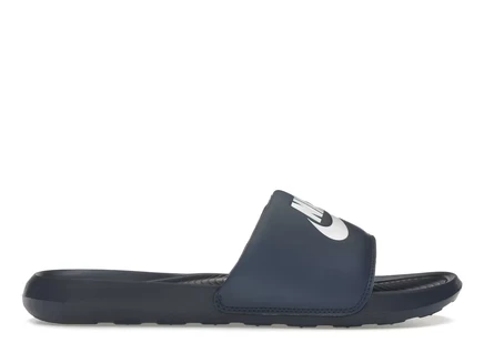 Мужские шлепанцы Nike Victori One Slide, тёмно-синие/белые