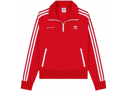 Олимпийка adidas x Sporty & Rich, красно-белая