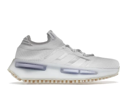 Мужские кроссовки Adidas NMD S1, белые/светло-фиолетовые