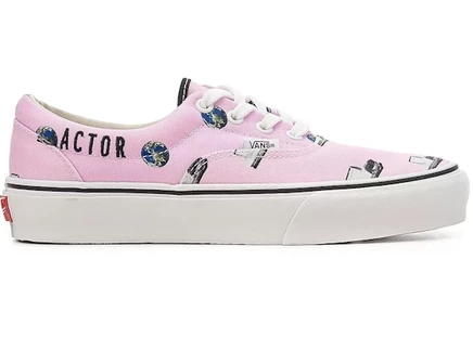 Мужские кеды Vans Vault OG Era LX, розово-черно-белые