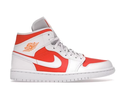 Jordan 1 Mid SE Bright Citrus (Women's) bright citrus/white