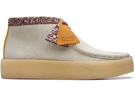Мужские ботинки Clarks Wallabee Cup Boot, White Interest