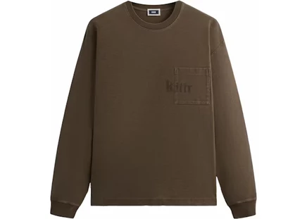Мужская футболка KITH Quinn с длинным рукавом, меланж