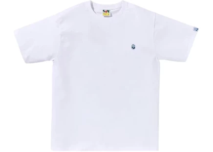 Футболка Bape ABC Camo One Point Tee, бело-голубая