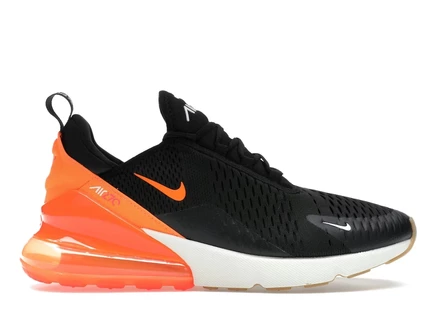 Мужские кроссовки Nike Air Max 270, черно-оранжевые