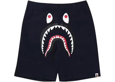 Шорты BAPE Shark Sweatshorts, черные
