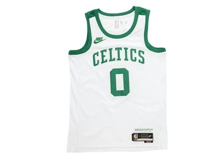 Мужская майка Nike NBA Jayson Tatum Dri-FIT, бело-зеленая