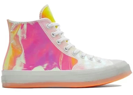 Мужские кеды Converse Chuck 70 Iridescent, белые/радужные