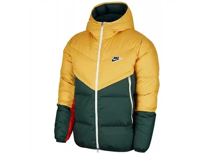Мужская куртка Nike Windrunner Down-Fill, желто-зеленая