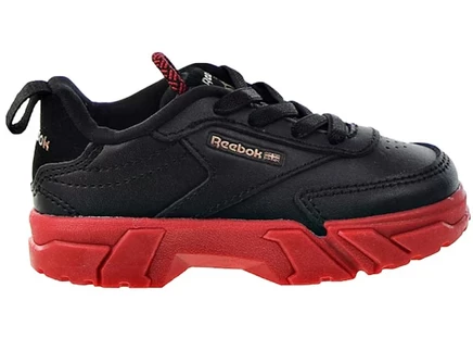 Детские кроссовки Reebok Club C Cardi B, черно-красные