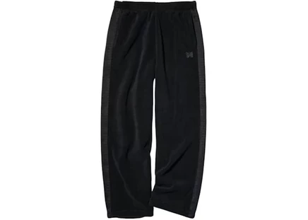 Унисекс брюки Uniqlo x Needles Fleece Wide Pants, черные