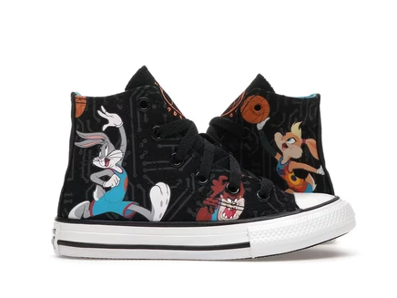 Детские кеды Converse Chuck Taylor All Star Hi Space Jam, черные/мульти