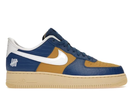 Мужские кроссовки Nike Air Force 1 Low, сине-желтые