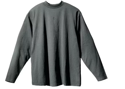 Мужской лонгслив Yeezy Gap Logo, темно-зеленый