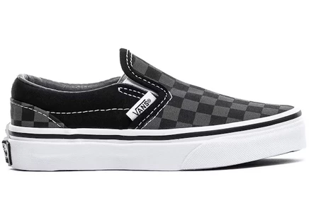Детские слипоны Vans Classic Checkerboard Pewter