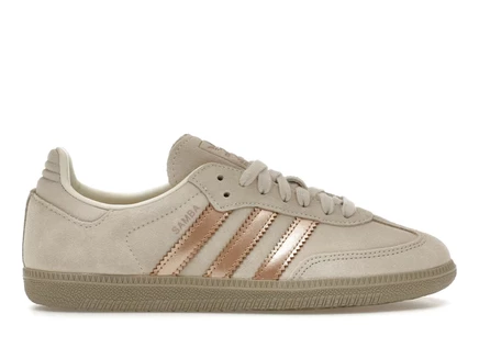 Женские кроссовки Adidas Samba OG, слоновая кость/медный