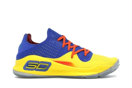Мужские кроссовки Under Armour Curry 4 NBA Jam, сине-желтые