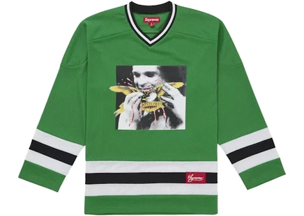 Мужская хоккейная джерси Supreme ANTIHERO Ozzy, зеленая