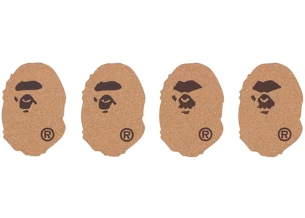 Унисекс пробковая подставка Bape Ape Head, многоцветная