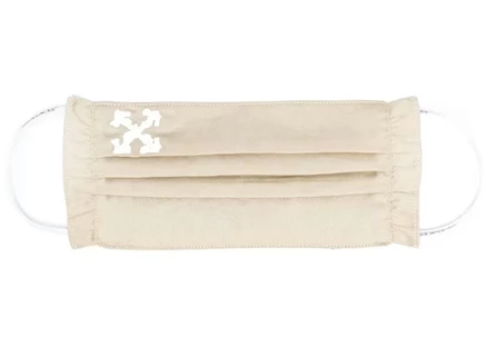Мужская сумка Off-White «Embroidered Arrows», бежевая/белая