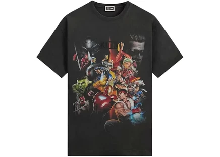 Мужская футболка Kith x Marvel vs. Capcom, черная