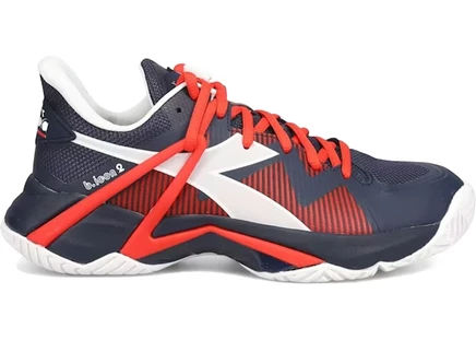 Мужские бутсы Diadora B.Icon 2 AG, синие с красными акцентами