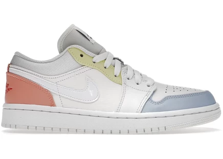 Кроссовки Jordan 1 Low To My First Coach, белые