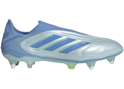 Мужские бутсы Adidas Copa Pure 3 Elite без шнуровки, светло-голубой/синий/лимонный