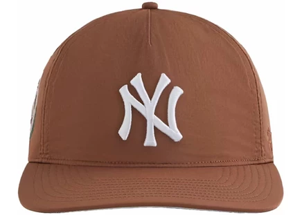 Мужская снэпбек KITH 47 NY Yankees Nylon, коричневая